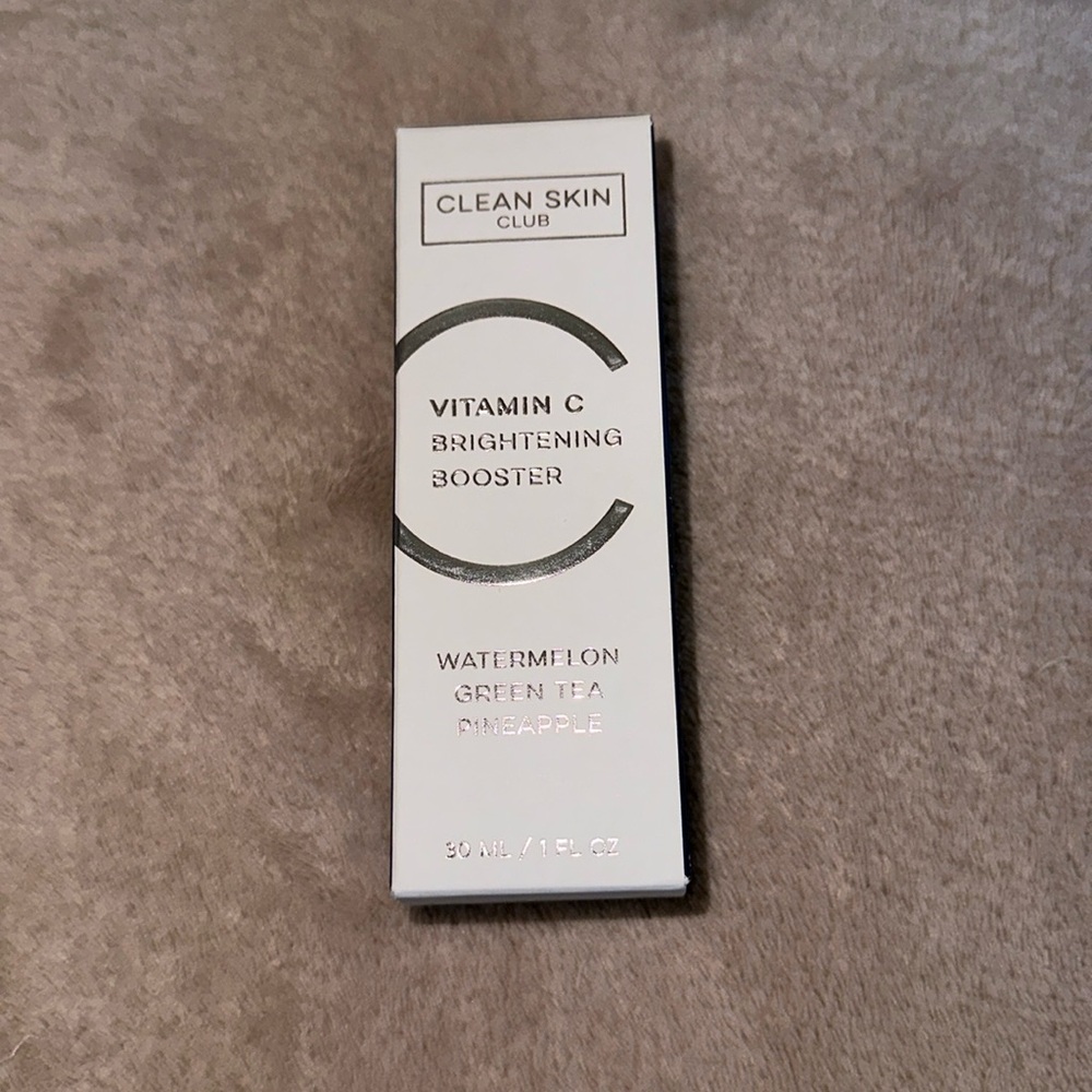 Clean skin club vitamin C Brightening Booster watermelon green tea pineapple New